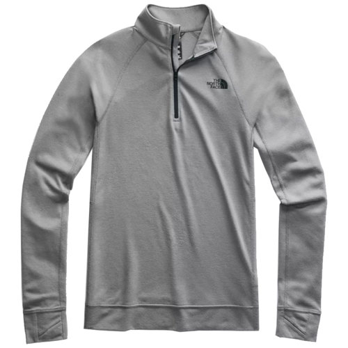 The North Face Warm Wool Blend Longsleeve Zip Neck Top for Women